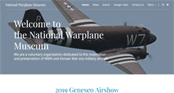 Desktop Screenshot of nationalwarplanemuseum.com